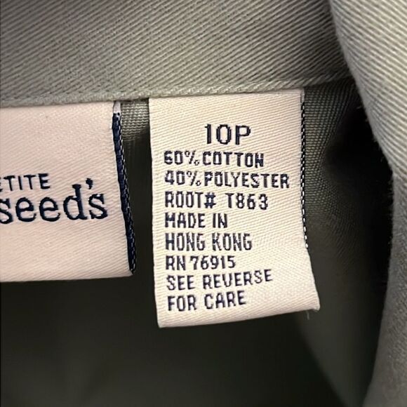 APPLESEED’s petite women’s green jacket size 10p - Picture 6 of 7